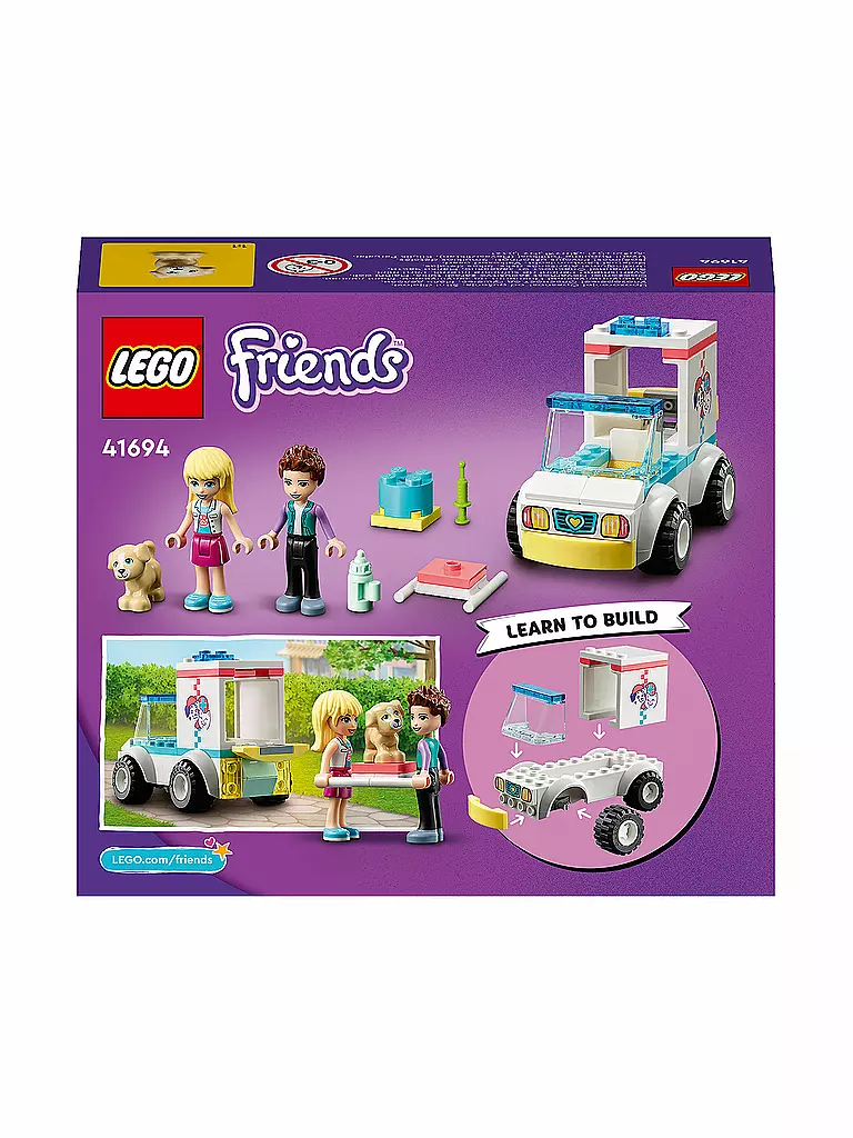 LEGO | Friends - Tierrettungswagen 41694 | keine Farbe