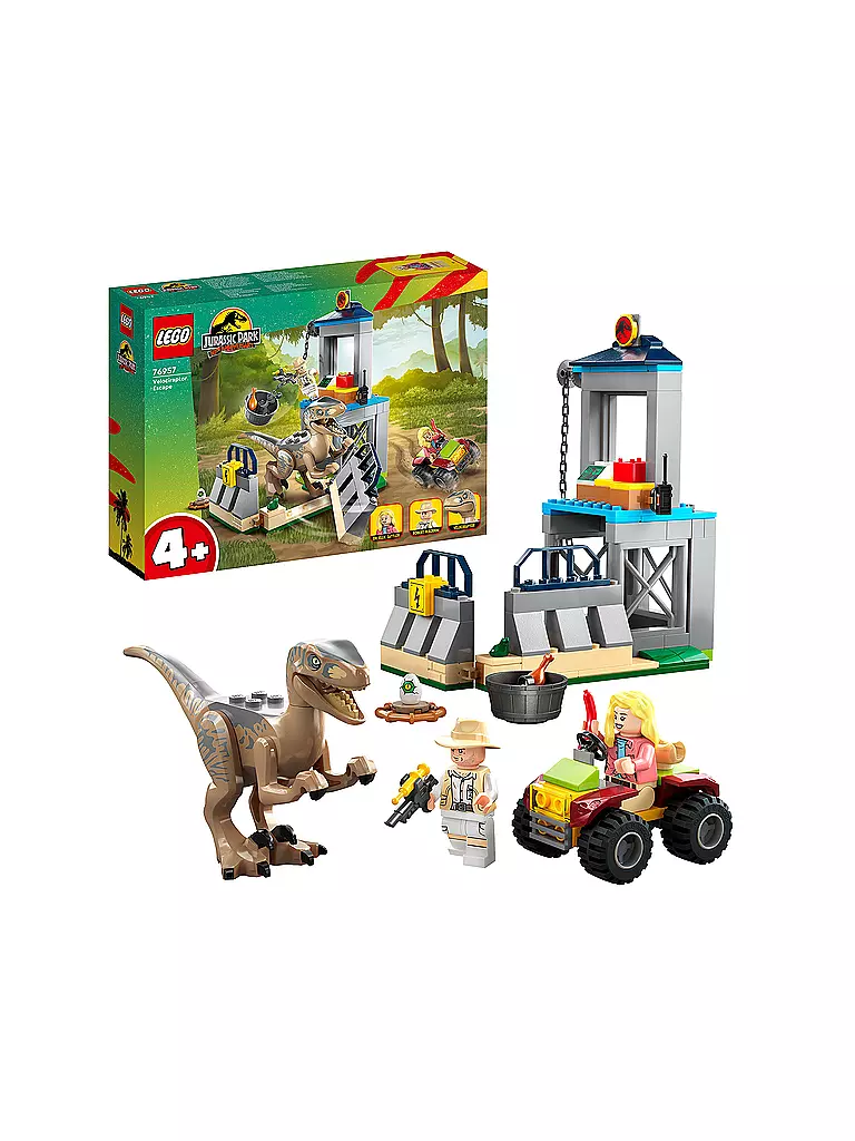 LEGO | Jurassic Park - Flucht des Velociraptors 76957 | keine Farbe