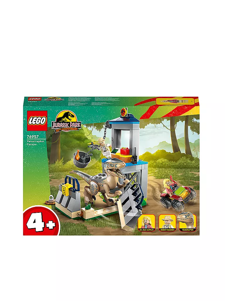 LEGO | Jurassic Park - Flucht des Velociraptors 76957 | keine Farbe
