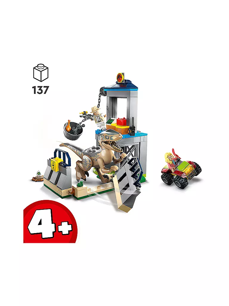 LEGO | Jurassic Park - Flucht des Velociraptors 76957 | keine Farbe