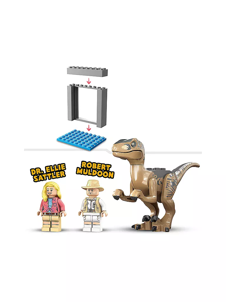 LEGO | Jurassic Park - Flucht des Velociraptors 76957 | keine Farbe