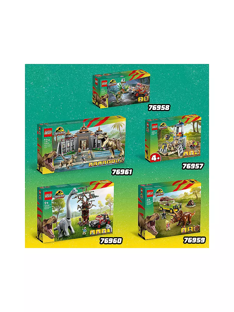 LEGO | Jurassic Park - Flucht des Velociraptors 76957 | keine Farbe