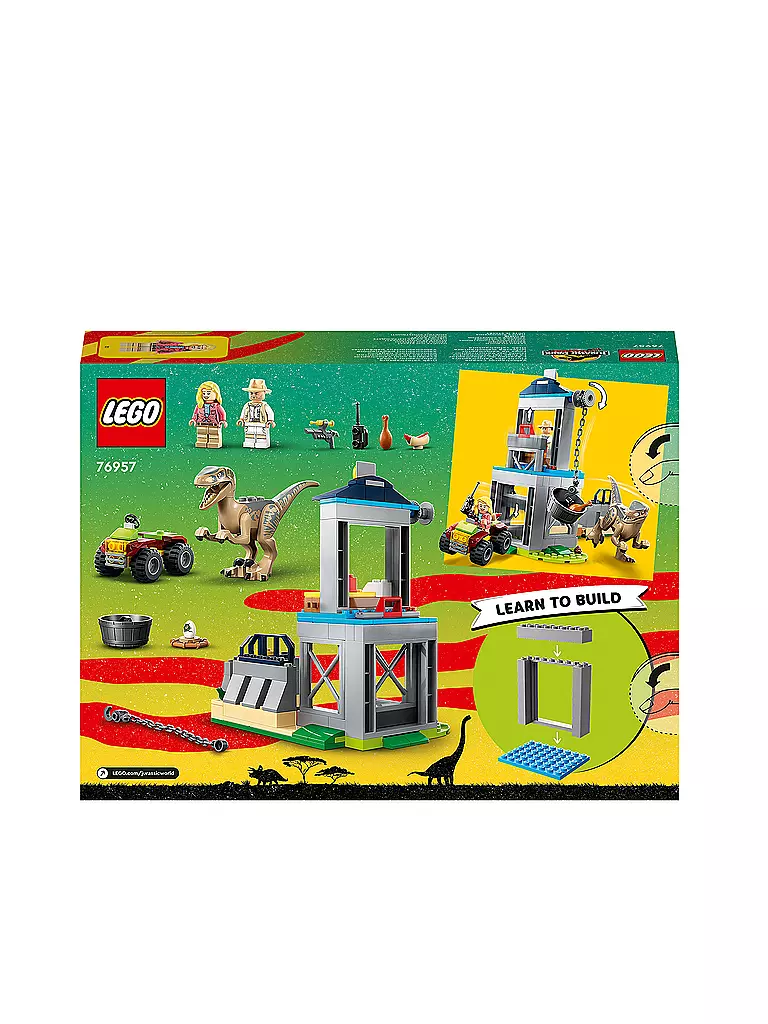 LEGO | Jurassic Park - Flucht des Velociraptors 76957 | keine Farbe