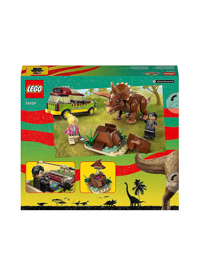 LEGO | Jurassic Park - Triceratops-Forschung 76959 | keine Farbe