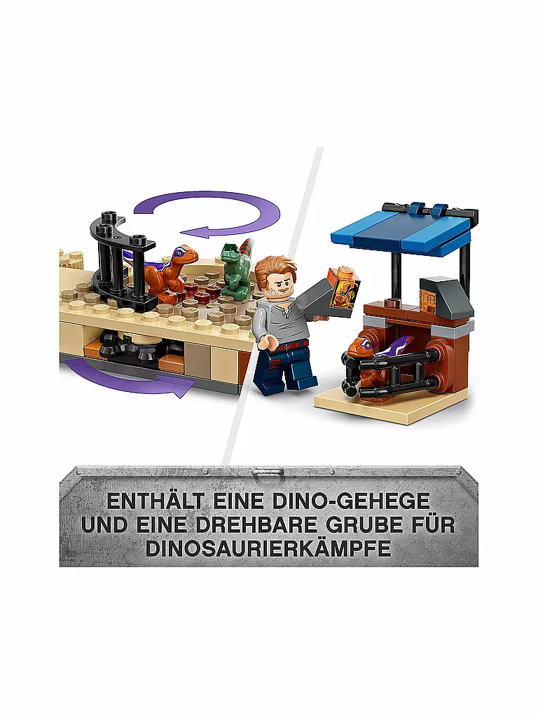 LEGO | Jurassic World - Atrociraptor: Motorradverfolgungsjagd 76945 | keine Farbe