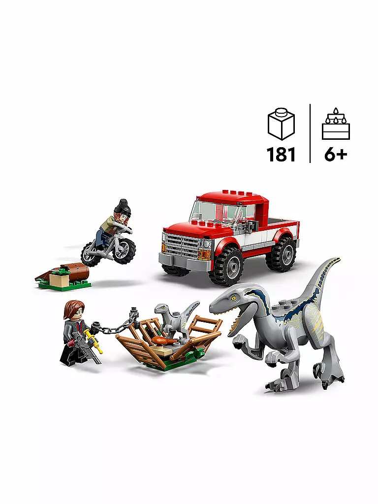 LEGO | Jurassic World - Blue & Beta in der Velociraptor-Falle 76946 | keine Farbe