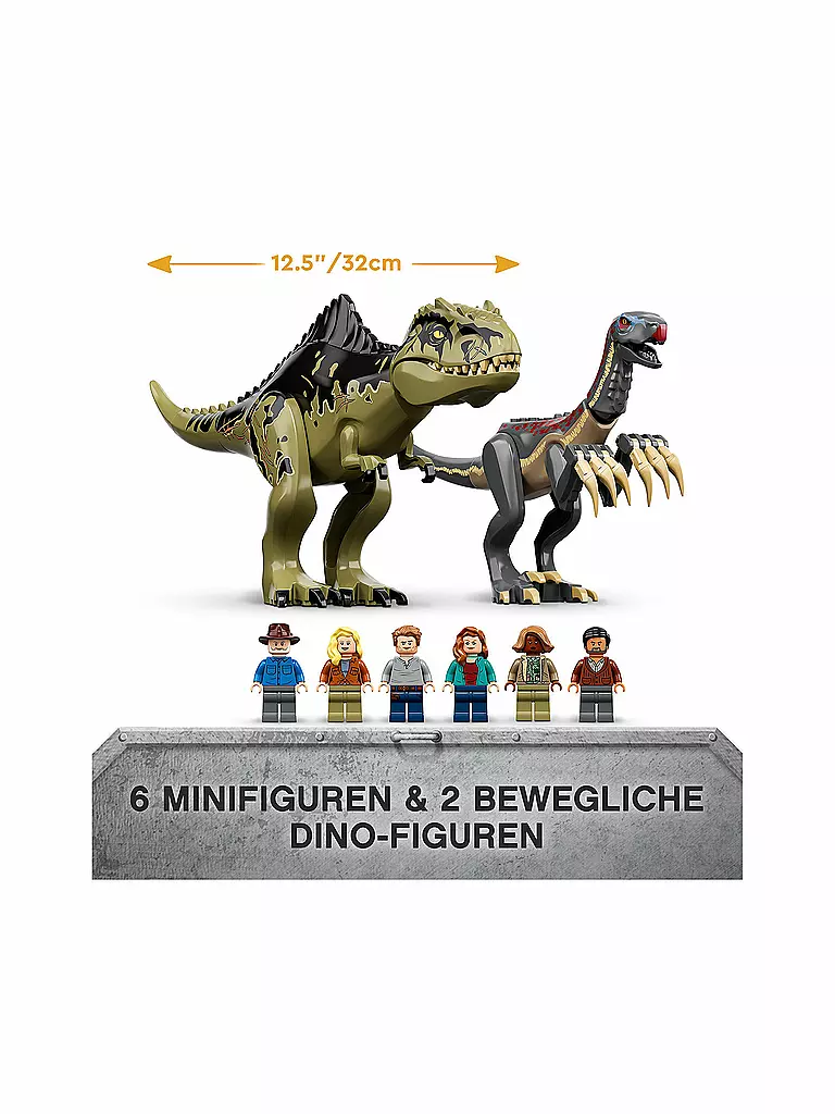 LEGO | Jurassic World - Giganotosaurus & Therizinosaurus Angriff 76949 | keine Farbe