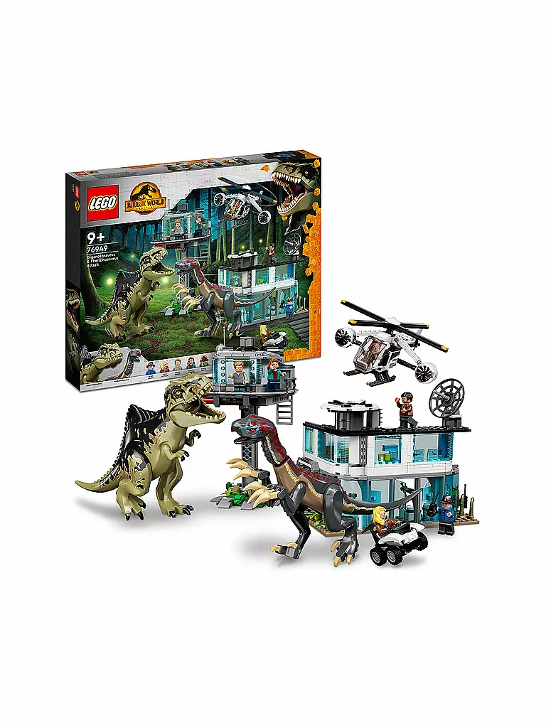 LEGO | Jurassic World - Giganotosaurus & Therizinosaurus Angriff 76949 | keine Farbe