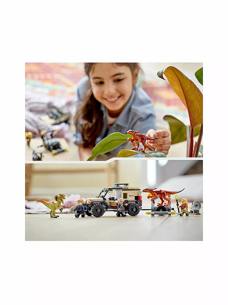 LEGO | Jurassic World - Pyroraptor & Dilophosaurus Transport 76951 | keine Farbe