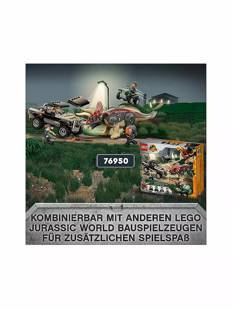 LEGO | Jurassic World - Pyroraptor & Dilophosaurus Transport 76951 | keine Farbe