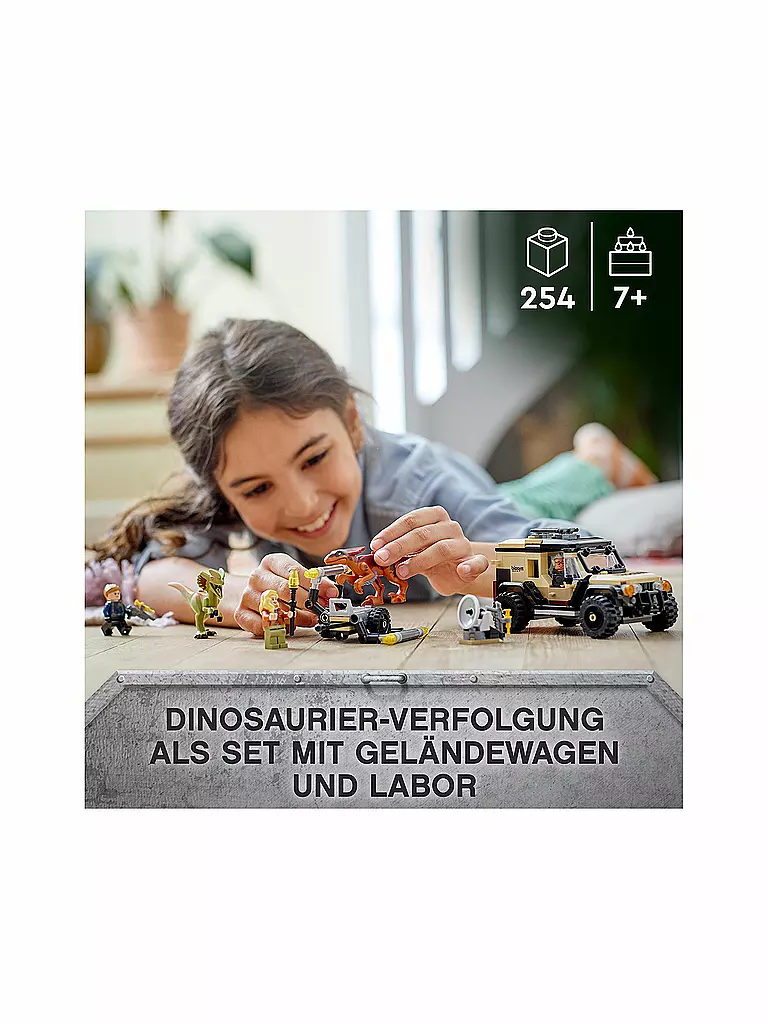 LEGO | Jurassic World - Pyroraptor & Dilophosaurus Transport 76951 | keine Farbe