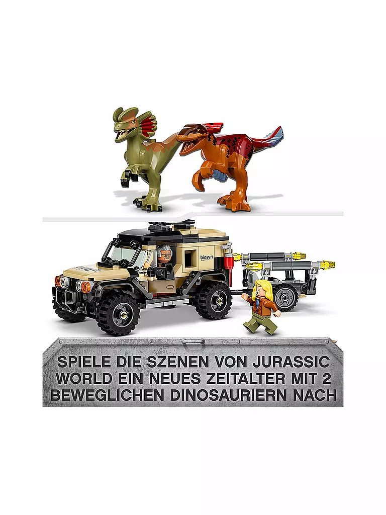 LEGO | Jurassic World - Pyroraptor & Dilophosaurus Transport 76951 | keine Farbe