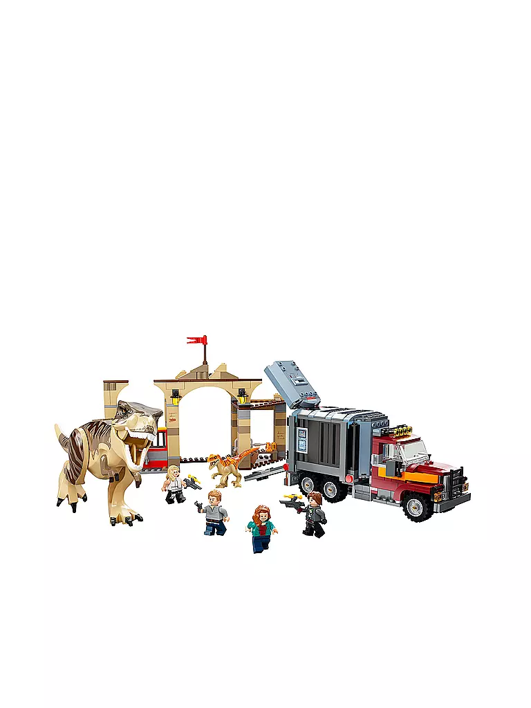 LEGO | Jurassic World - T-Rex & Atrociraptor: Dinosaurier-Ausbruch 76948 | keine Farbe