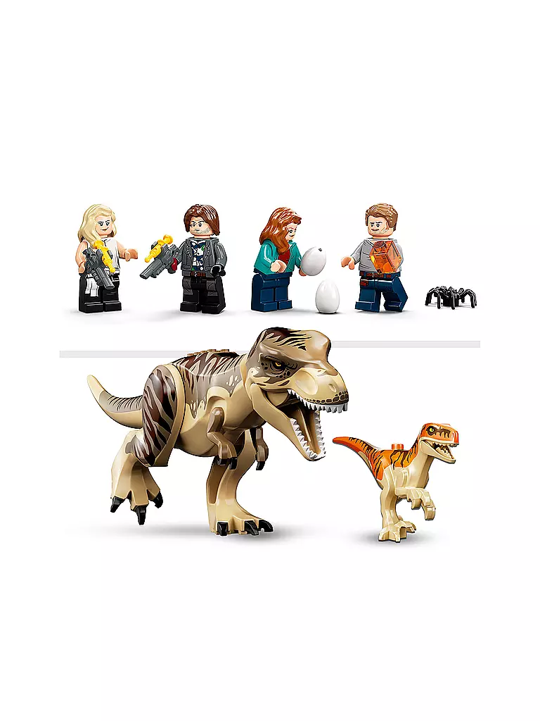 LEGO | Jurassic World - T-Rex & Atrociraptor: Dinosaurier-Ausbruch 76948 | keine Farbe