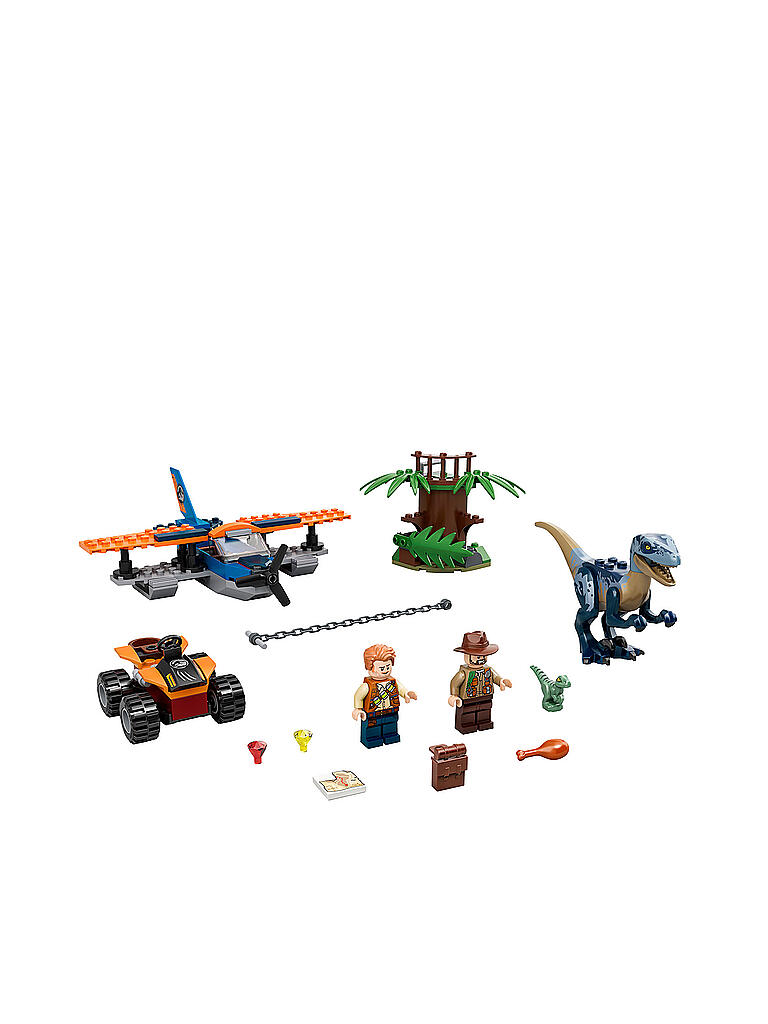 LEGO | Jurassic World - Velociraptor: Rettungsmission mit dem Doppeldecker 75942 | keine Farbe