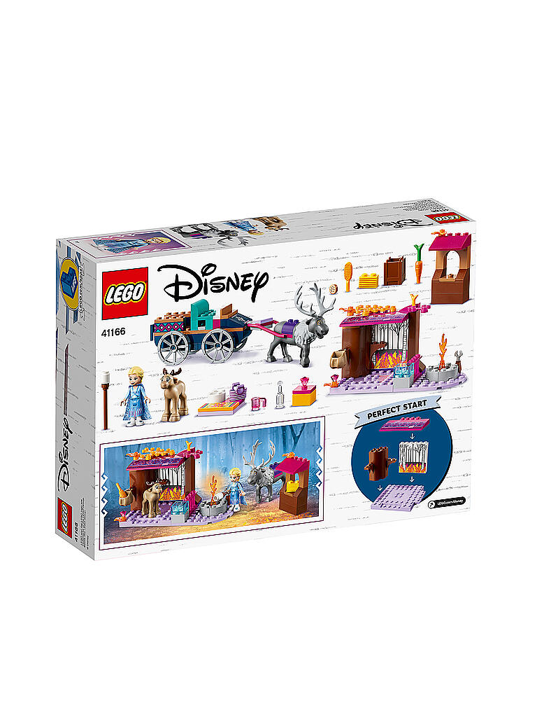 LEGO | LEGO® Disney Frozen II - Elsa und die Rentierkutsche 41166 | transparent