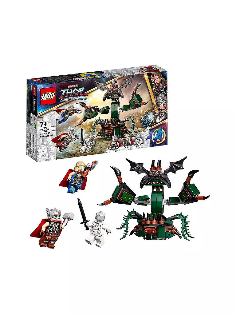 LEGO | Marvel - Angriff auf New Asgard mit 2 Thor-Minifiguren 76207 | keine Farbe