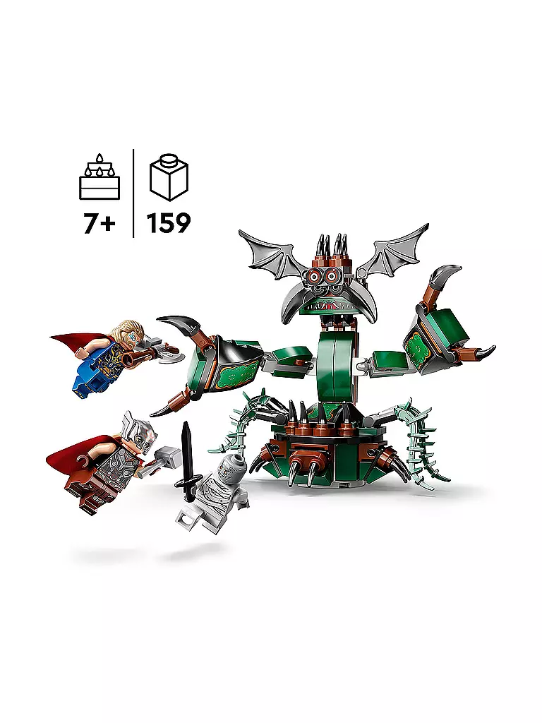 LEGO | Marvel - Angriff auf New Asgard mit 2 Thor-Minifiguren 76207 | keine Farbe