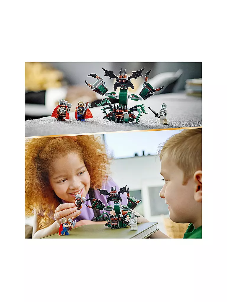 LEGO | Marvel - Angriff auf New Asgard mit 2 Thor-Minifiguren 76207 | keine Farbe