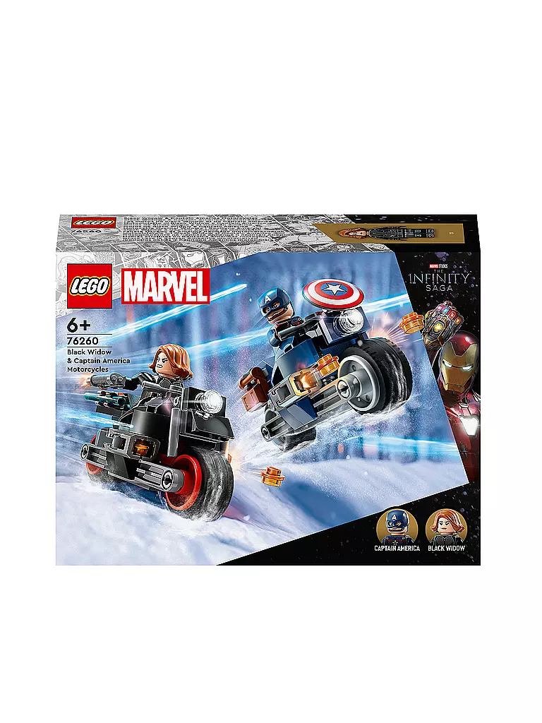 LEGO | Marvel - Black Widows & Captain Americas Motorräder 76260 | keine Farbe