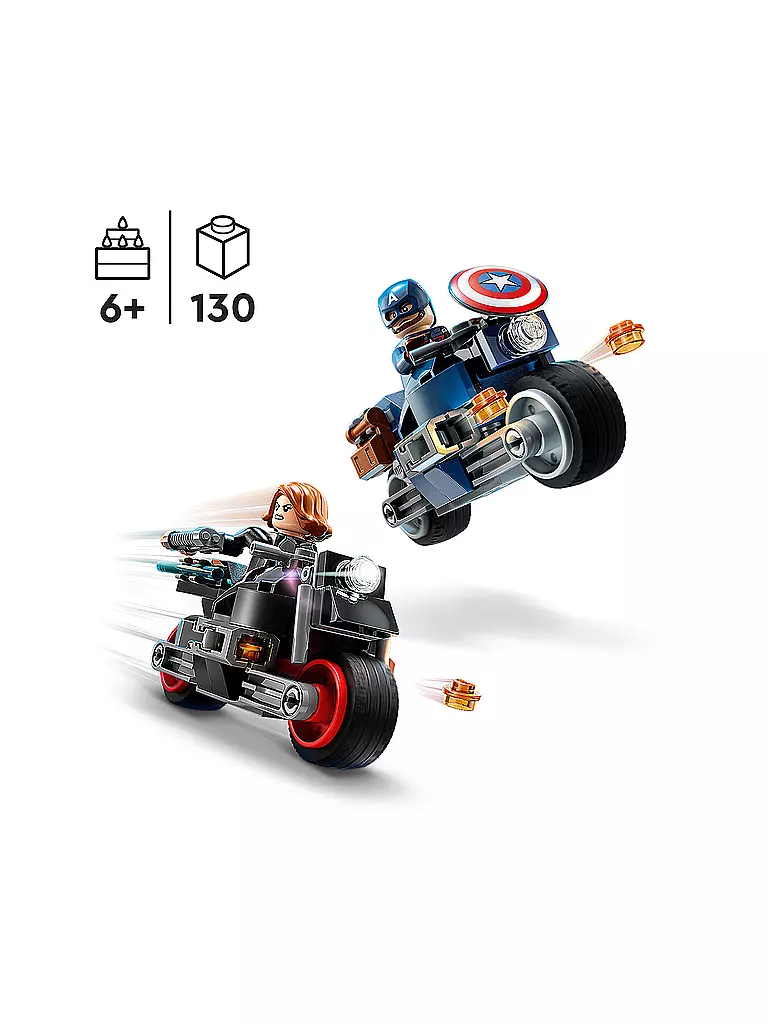 LEGO | Marvel - Black Widows & Captain Americas Motorräder 76260 | keine Farbe