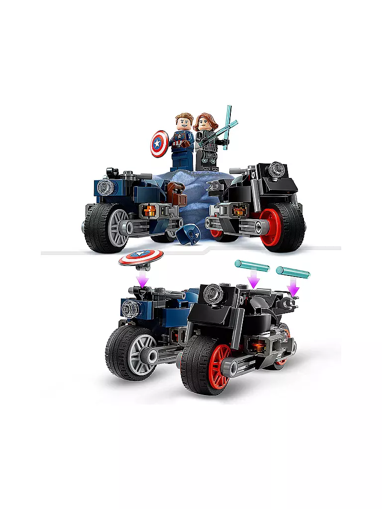 LEGO | Marvel - Black Widows & Captain Americas Motorräder 76260 | keine Farbe