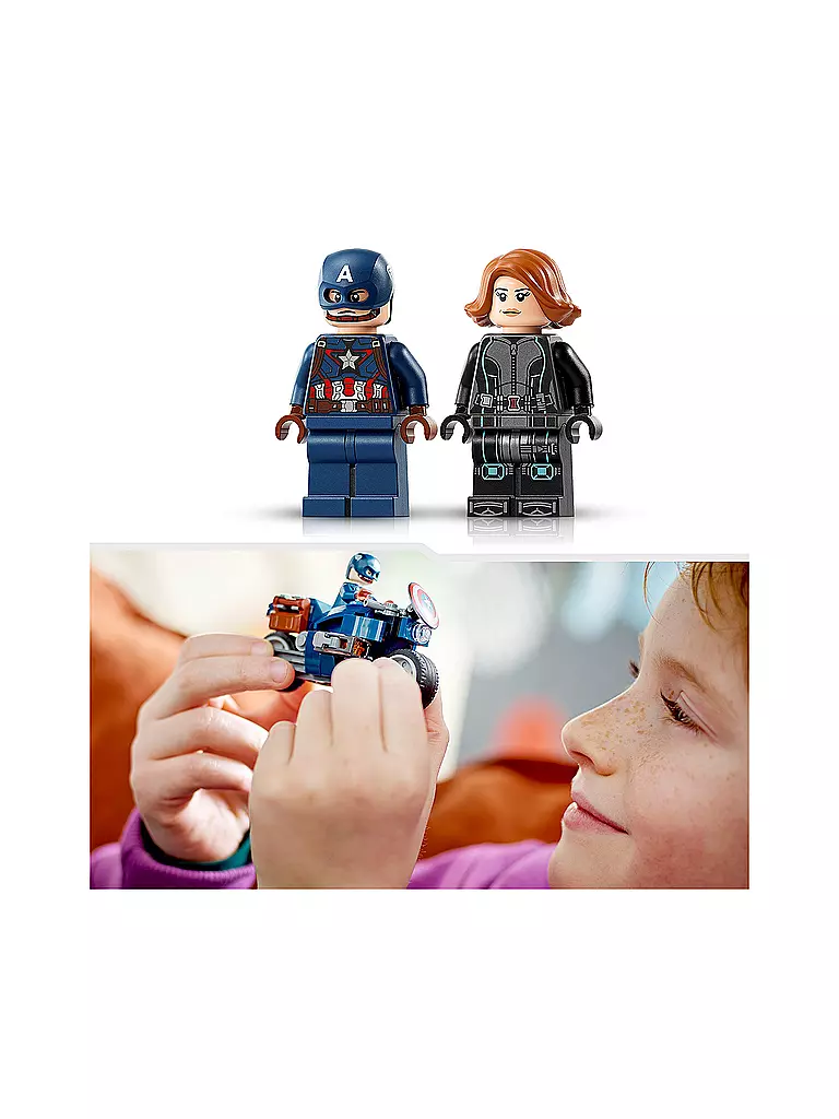 LEGO | Marvel - Black Widows & Captain Americas Motorräder 76260 | keine Farbe
