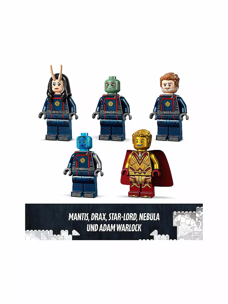 LEGO | Marvel - Das neue Schiff der Guardians 76255 | keine Farbe
