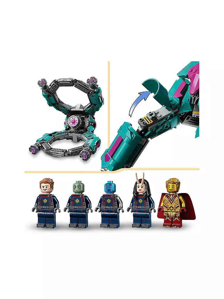 LEGO | Marvel - Das neue Schiff der Guardians 76255 | keine Farbe