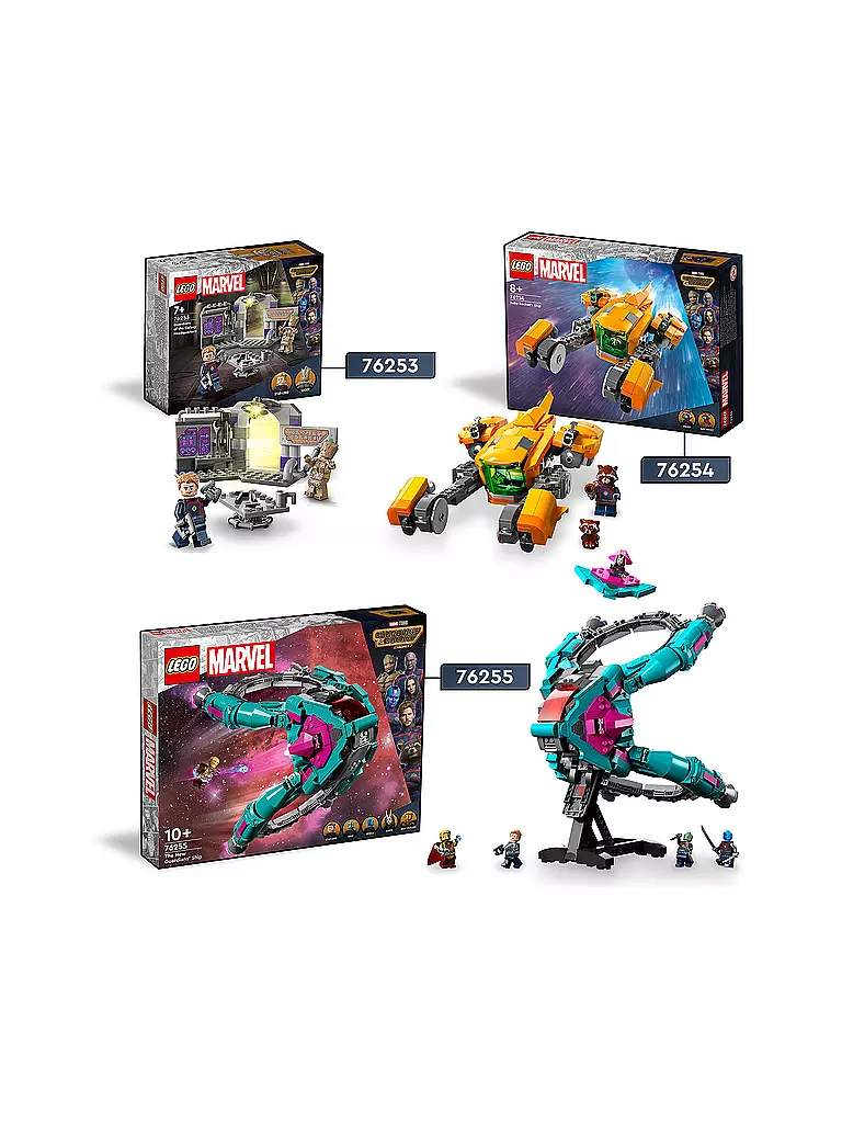 LEGO | Marvel - Das neue Schiff der Guardians 76255 | keine Farbe