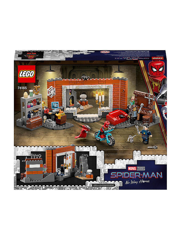 LEGO | Marvel - Spider Man - Spider-Man in der Sanctum Werkstatt 76185 | transparent