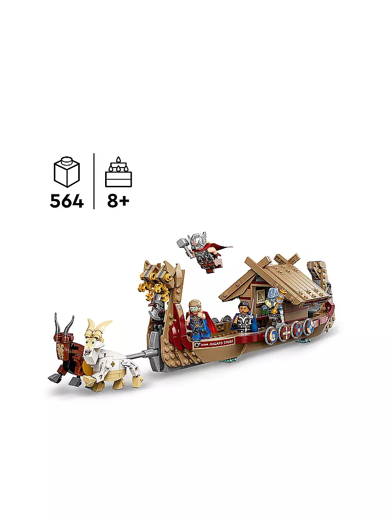 LEGO | Marvel- Thor - Das Ziegenboot 10985 | keine Farbe