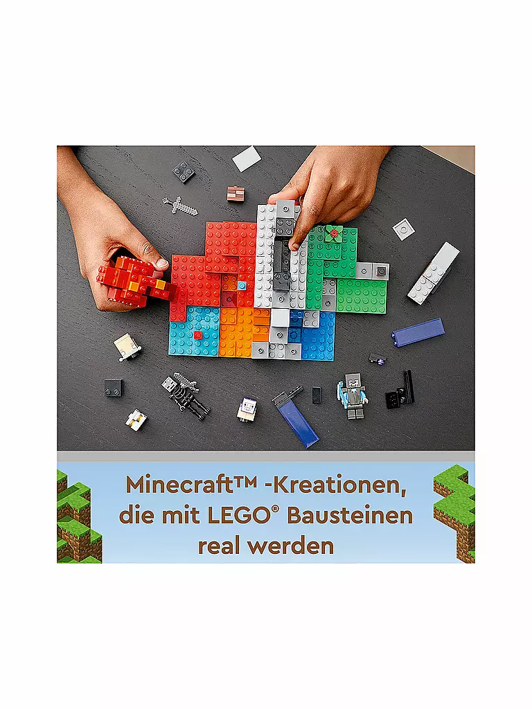 LEGO Minecraft - keine Farbe 21172 Das Portal zerstörte