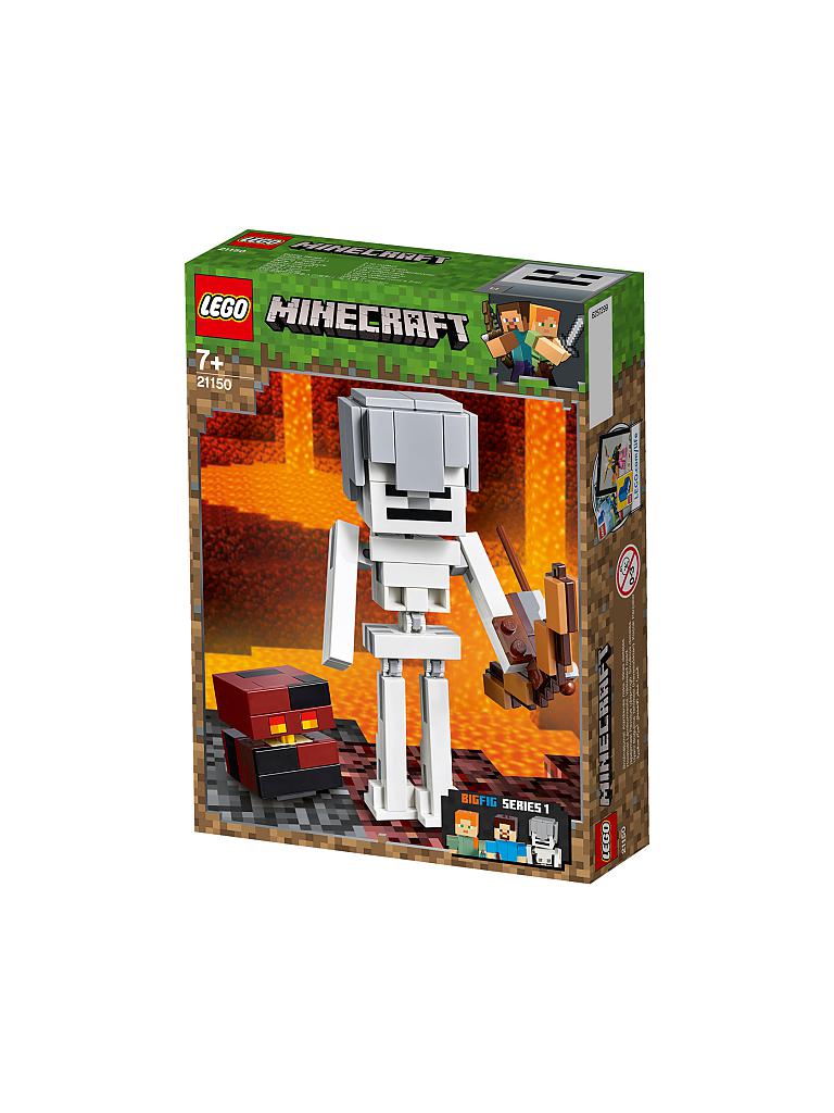 LEGO | Minecraft - Big Fig Skelett mit Magmawürfel 21150 | transparent