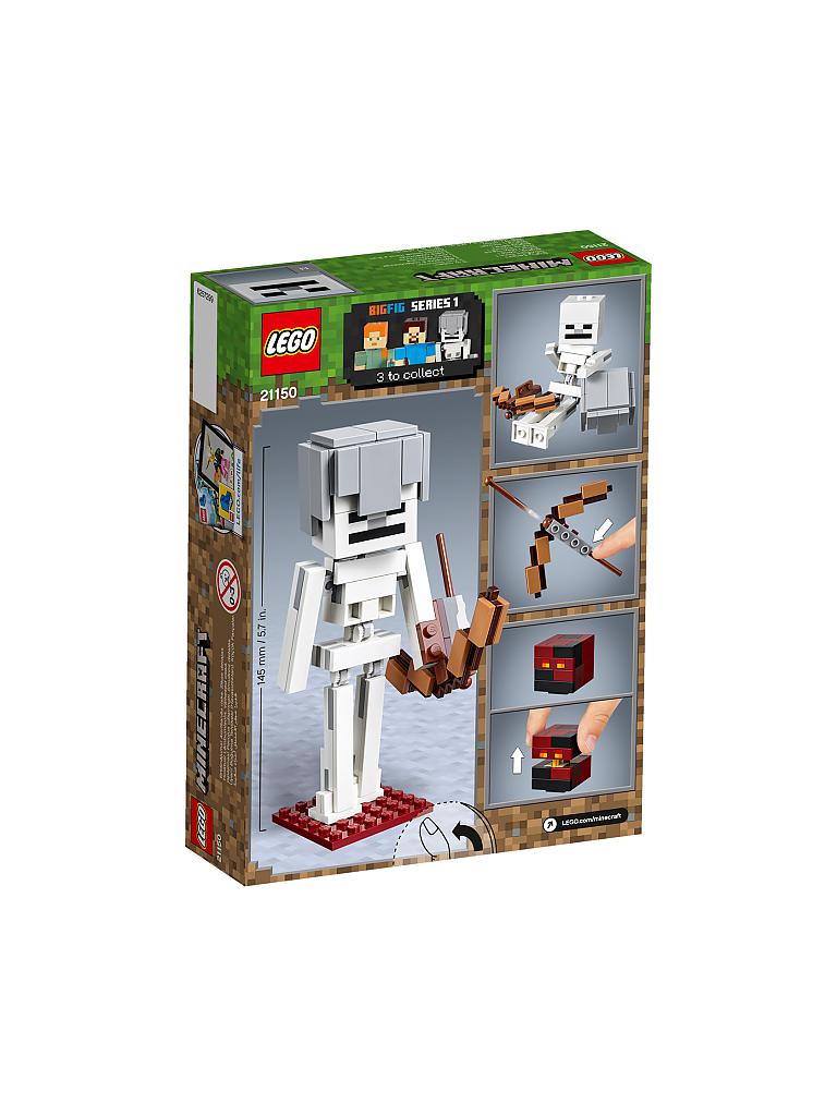 LEGO | Minecraft - Big Fig Skelett mit Magmawürfel 21150 | transparent