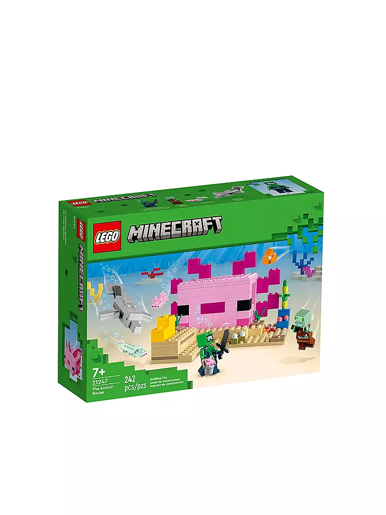 LEGO | Minecraft - Das Axolotl - Haus 21247 | keine Farbe