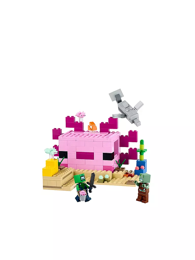 LEGO | Minecraft - Das Axolotl - Haus 21247 | keine Farbe