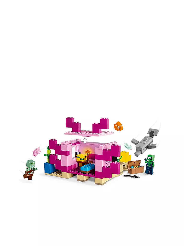 LEGO | Minecraft - Das Axolotl - Haus 21247 | keine Farbe