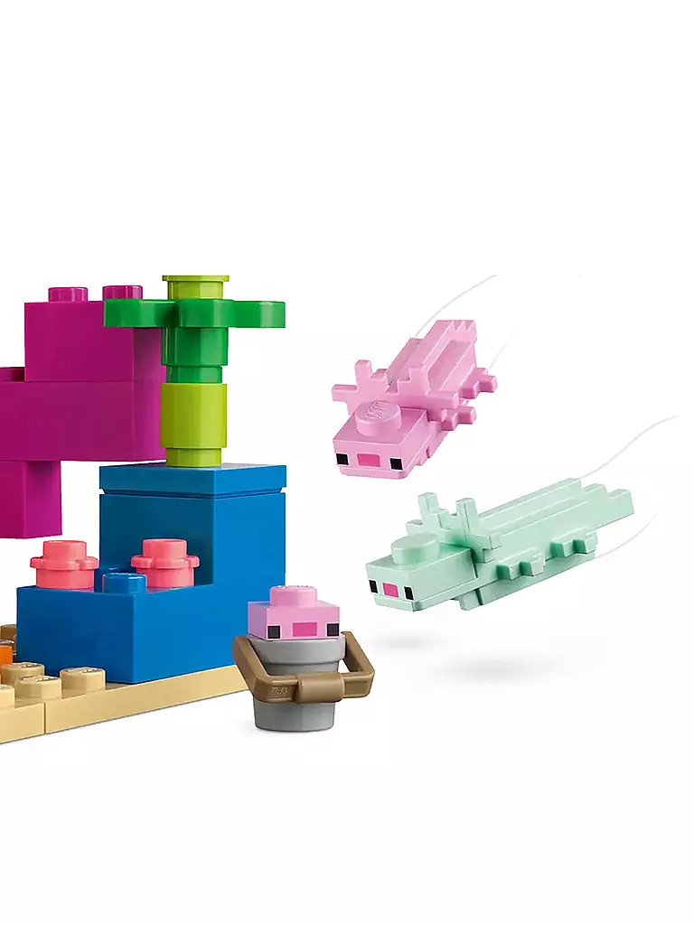 LEGO | Minecraft - Das Axolotl - Haus 21247 | keine Farbe
