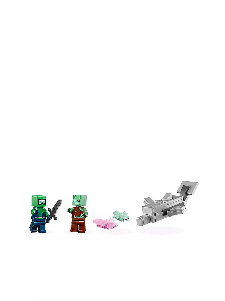 LEGO | Minecraft - Das Axolotl - Haus 21247 | keine Farbe