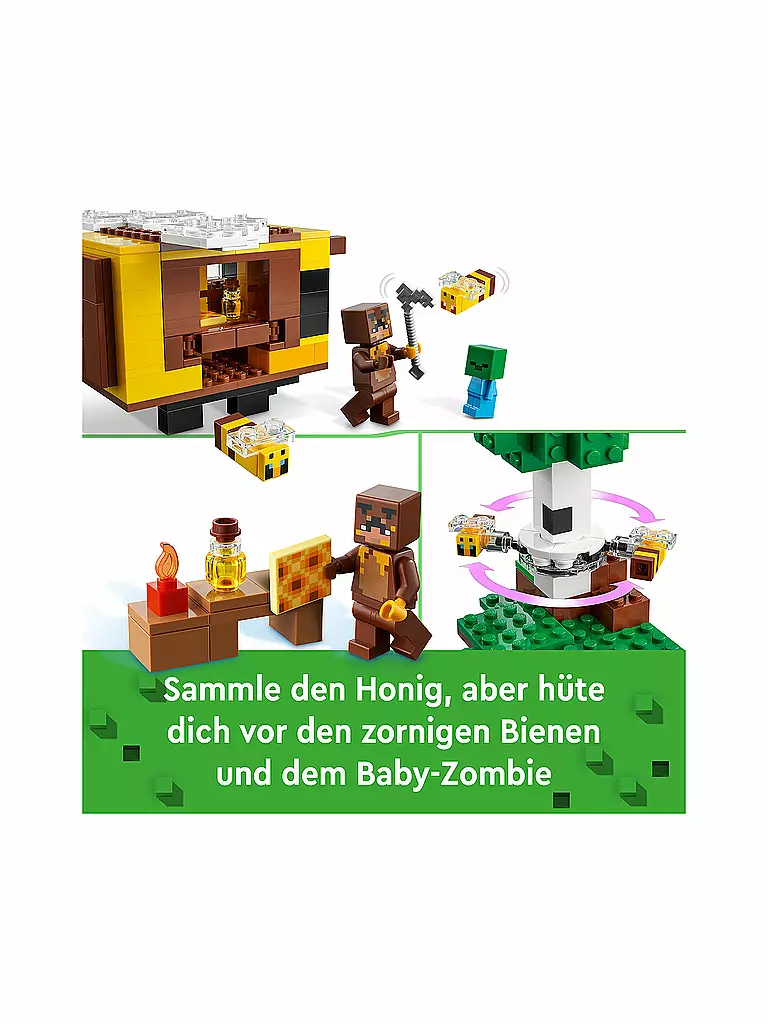 LEGO | Minecraft - Das Bienenhäuschen 21241 | keine Farbe