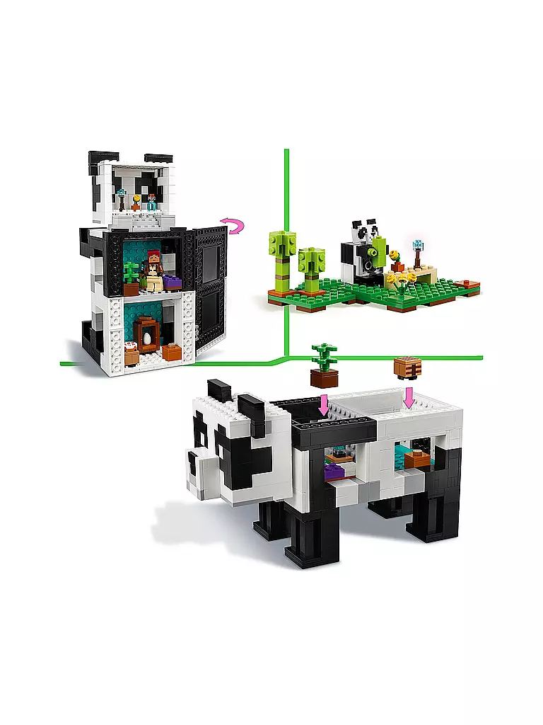 LEGO | Minecraft - Das Pandahaus 21245 | keine Farbe