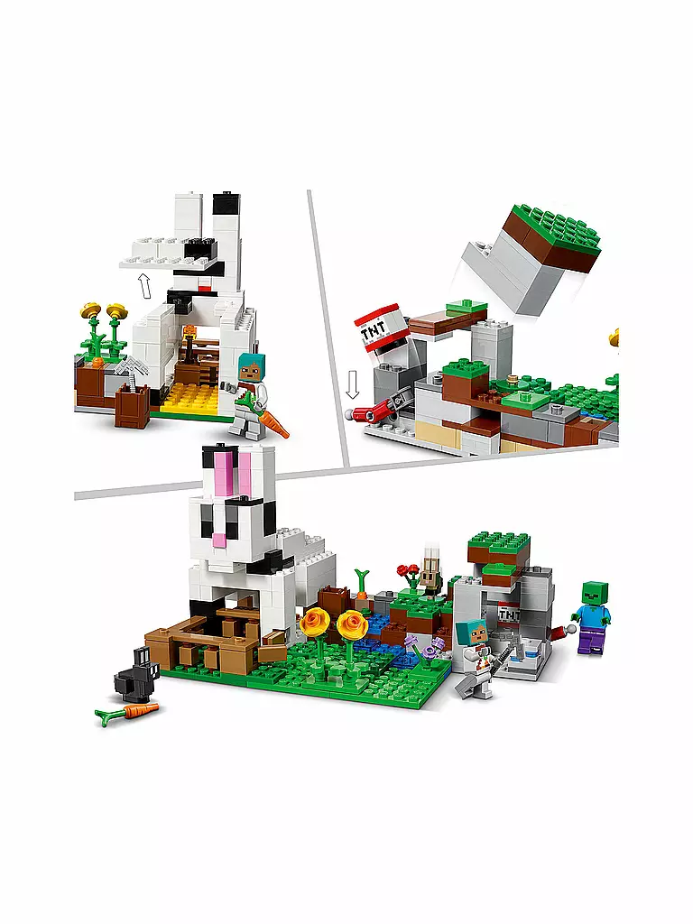 LEGO | Minecraft - Die Kaninchenranch 21181 | keine Farbe
