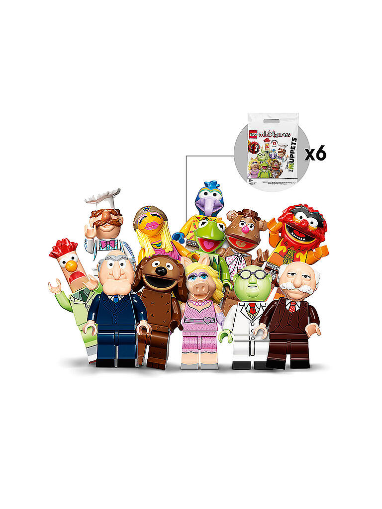 LEGO | Minifigures - Die Muppets – 6er-Pack 71035 | keine Farbe