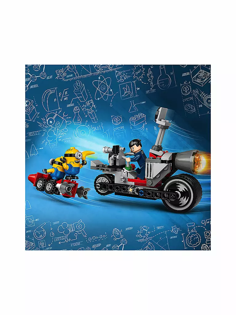 LEGO | Minions Unaufhaltsame Motorrad-Jagd 75549 | keine Farbe