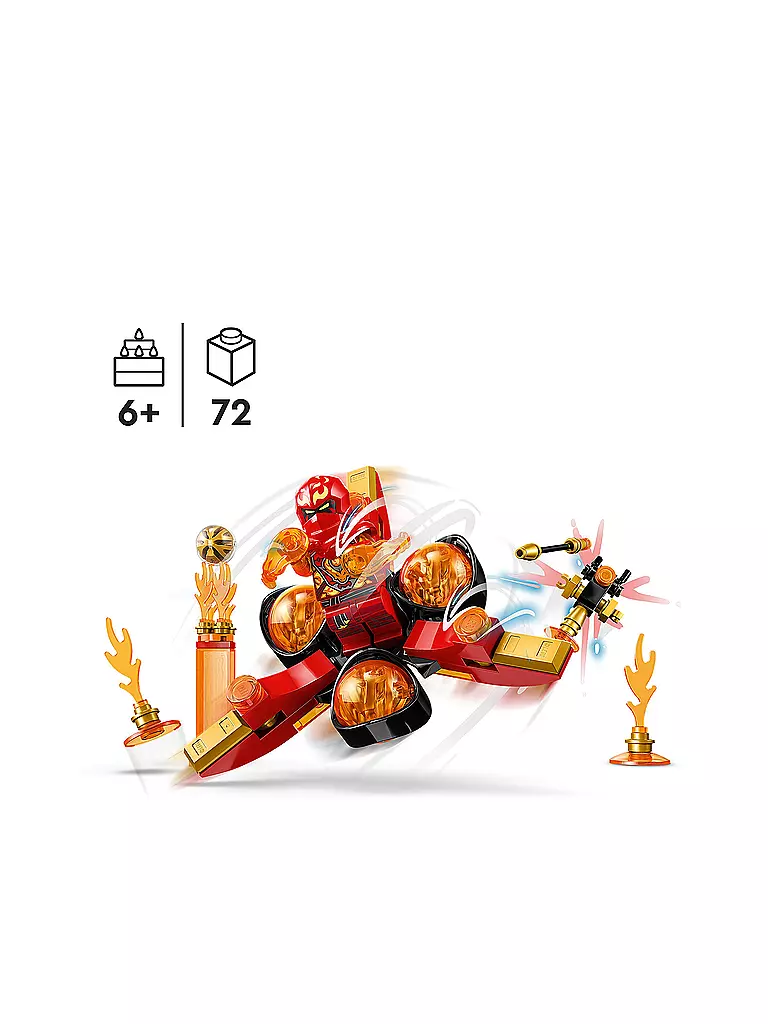 LEGO | Ninjago - Kais Drachenpower-Spinjitzu-Flip 71777 | keine Farbe
