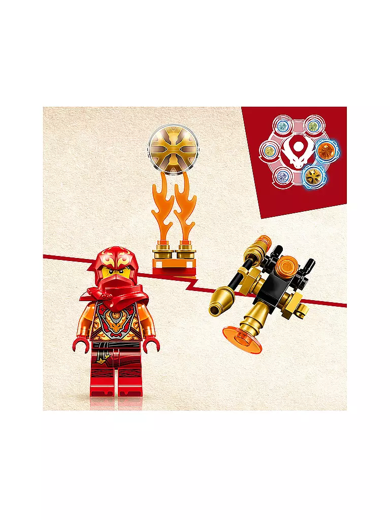 LEGO | Ninjago - Kais Drachenpower-Spinjitzu-Flip 71777 | keine Farbe