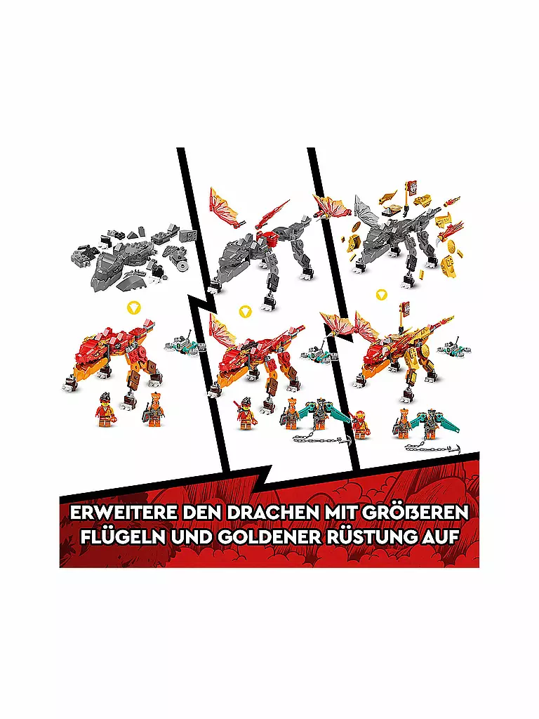 LEGO | Ninjago - Kais Feuerdrache EVO 71762 | keine Farbe