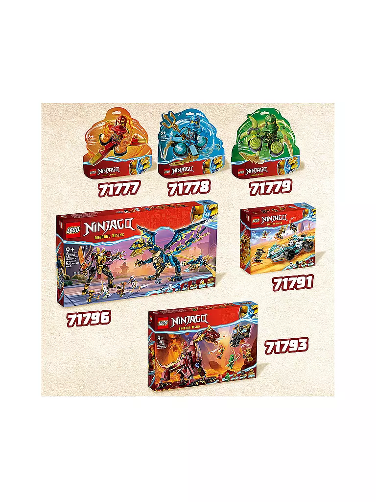 LEGO | Ninjago - Lloyds Drachenpower-Spinjitzu-Spin 71779 | keine Farbe