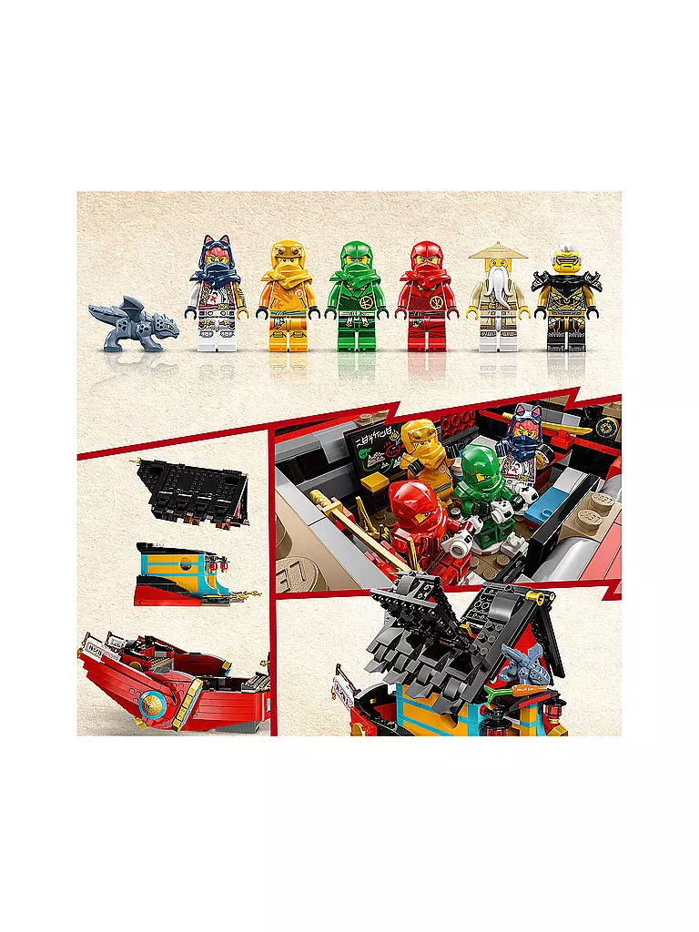 LEGO | Ninjago - Ninja - Flugsegler im Wettlauf mit der Zeit 71797 | keine Farbe